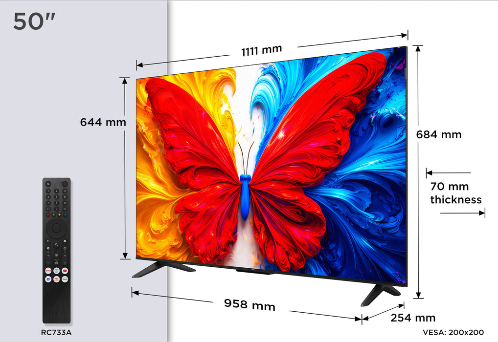 EAN 5901292530358 - TCL S5L 50S5L Televisor 127 cm (50") 4K Ultra HD Smart TV Wifi Negro 300 cd / m² imagen 4