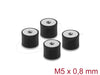EAN 4043619608263 - DeLOCK 60826 kit de montaje Negro, Acero Acero, Caucho imagen 1