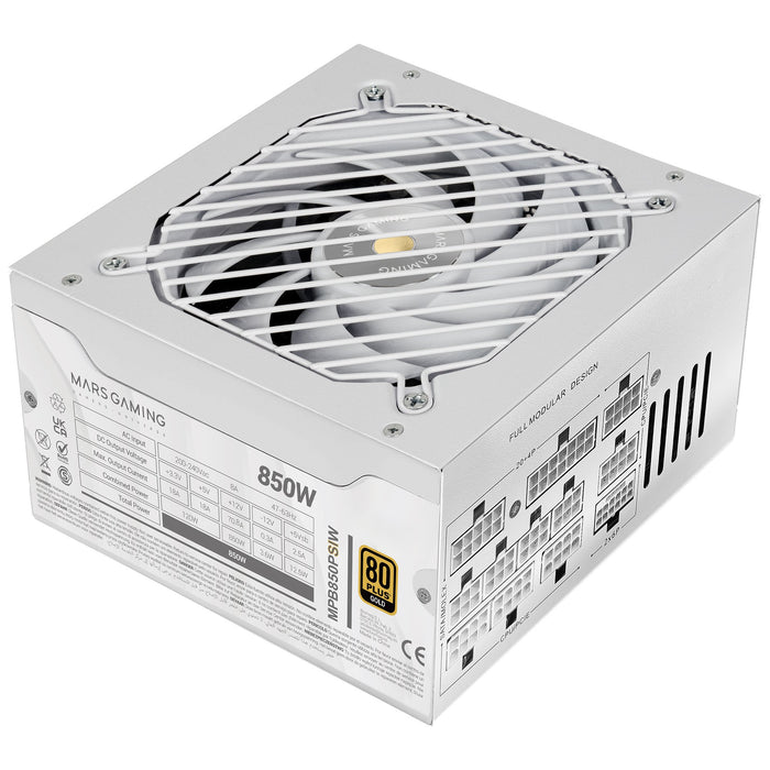 EAN 8435693111498 - Mars Gaming MPB850PSIW unidad de fuente de alimentación 850 W 24-pin ATX ATX Blanco imagen 1