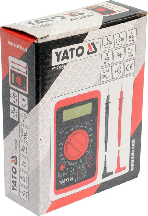 EAN 5906083730801 - Yato YT-73080 multímetro Multímetro digital imagen 2
