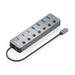 EAN 8435739905081 - AISENS ASUC-8P044-GR hub de interfaz USB 3.2 Gen 2 (3.1 Gen 2) Type-C 10000 Mbit/s imagen 1