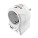 EAN 4047443553768 - Hama EU to US adaptador de enchufe eléctrico Tipo B Tipo C (Euroconcexión) + Tipo F Blanco imagen 2