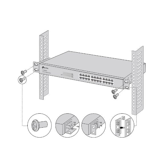 EAN 4897098689707 - TP-Link Omada RackMount Kit-19 Kit de montaje imagen 3