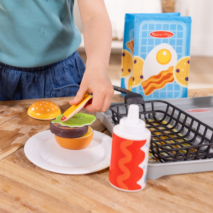 EAN 0681147005440 - Melissa & Doug MPP PYS Flip n Fry Grill Playset GML imagen 4