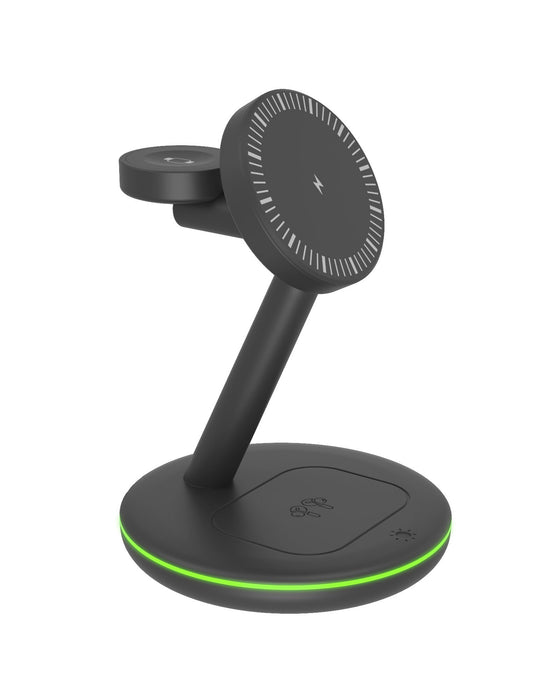 EAN 4250078174332 - ICY BOX IB-SH102-CH Auriculares, Smartphone, Reloj inteligente Negro Carga rápida Interior imagen 1