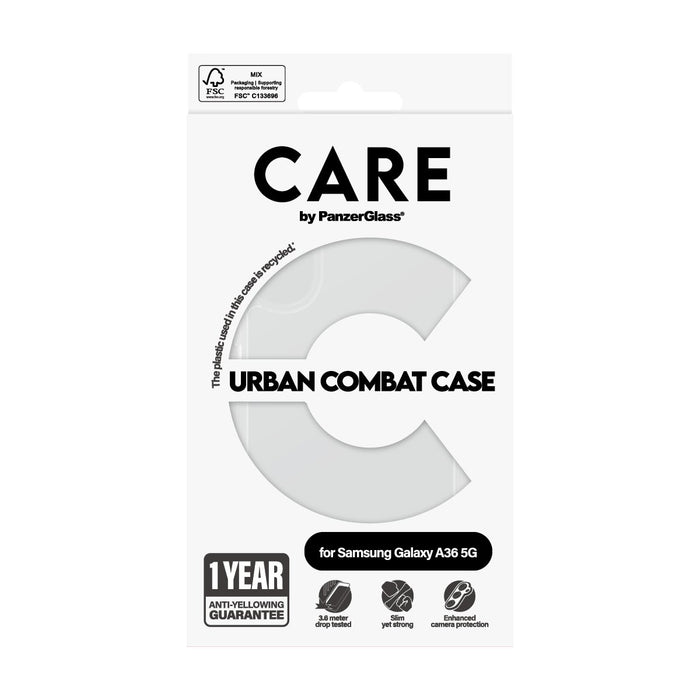 EAN 5715685016875 - PanzerGlass CARE™ by ® Urban Combat Case Transparent Samsung Galaxy A36 5G funda para teléfono móvil Tran imagen 3