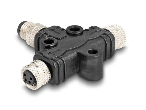 EAN 4043619605767 - DeLOCK 60576 cable divisor y combinador Divisor de señal para cable coaxial Negro imagen 1