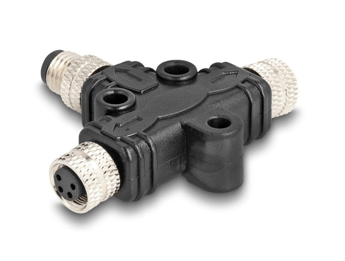 EAN 4043619605767 - DeLOCK 60576 cable divisor y combinador Divisor de señal para cable coaxial Negro imagen 1