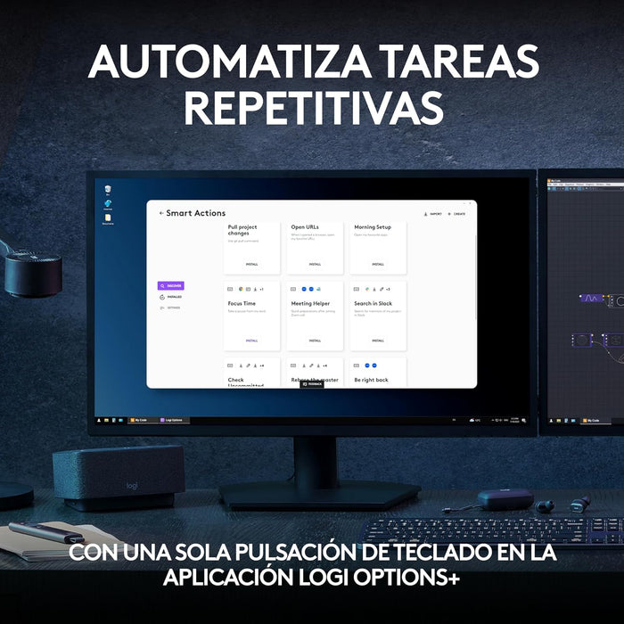 Teclado Español Logitech Mx Keys S Inalámbrico Bluetooth Qwerty Grafito