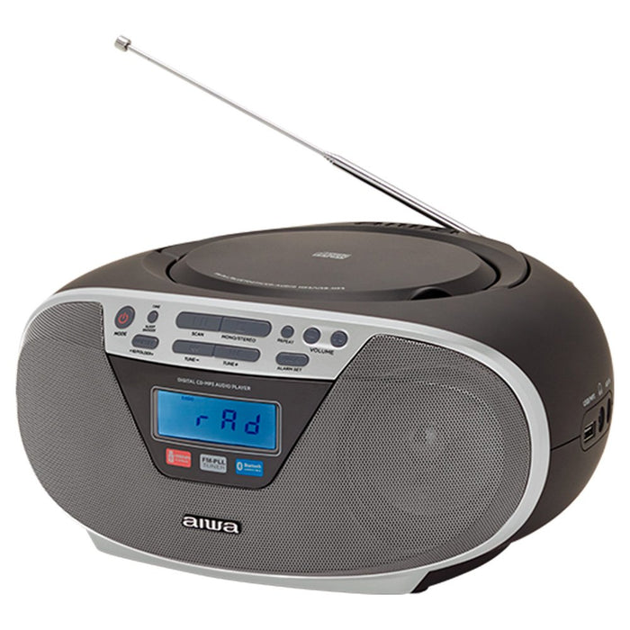 EAN 8435256898439 - Aiwa BBTU-400SL sistema estéreo portátil Analógico y digital 6 W FM Plata Reproducción MP3 imagen 8