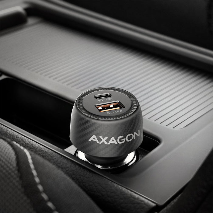 EAN 8595247909121 - Axagon PWC-PQ48 cargador de dispositivo móvil Universal Negro Encendedor de cigarrillos Carga rápida Auto imagen 9