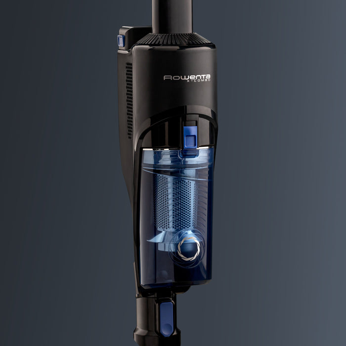 EAN 3221616048553 - Rowenta X Combo 2in1 GZ3038 Aspiradora vertical Batería Seca y húmeda Sin bolsa 0,55 L Negro, Azul imagen 5
