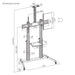EAN 766623462563 - Manhattan 462563 soporte para TV 2,54 m (100") Negro, Plata imagen 9