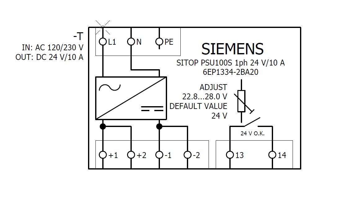 EAN 4025515153498 - Siemens 6EP1334-2BA20 adaptador e inversor de corriente Interior Multicolor imagen 5