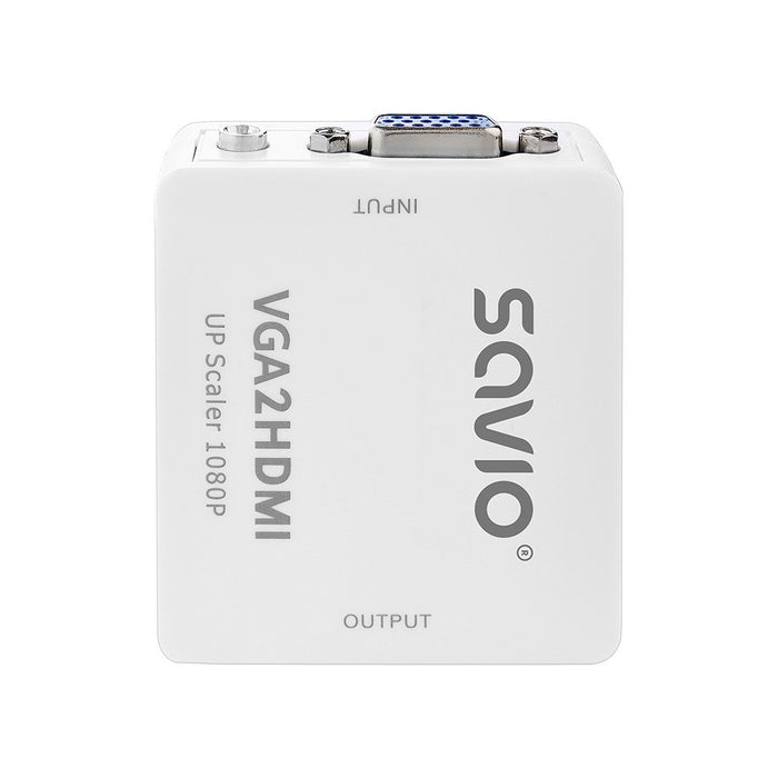 EAN 5901986043836 - Savio CL-110 Konwerter/Adapter VGA-> HDMIFull HD/1080p 60Hz tarjeta y adaptador de interfaz HDMI imagen 1