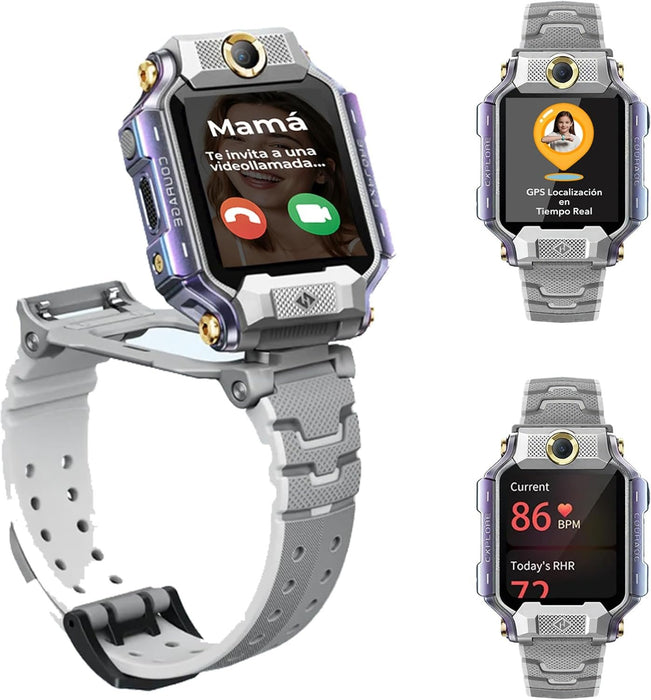 EAN 6953281010470 - imoo Watch Phone X10 4,06 cm (1.6") AMOLED 45 mm Digital 320 x 360 Pixeles Pantalla táctil Gris Wifi GPS  imagen 3