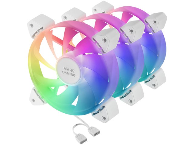 EAN 8435693106692 - Mars Gaming MF-3A Carcasa del ordenador Ventilador 12 cm 3 pieza(s) imagen 3