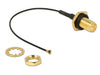 EAN 4043619124640 - DeLOCK 12464 cable coaxial 0,1 m RP-SMA MHF IV/ HSC MXHP32 Negro imagen 1
