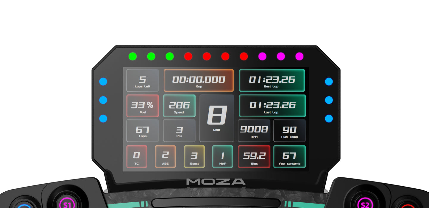 EAN 6973137270674 - Moza Racing RS072 mando y volante Negro Digital PC imagen 9