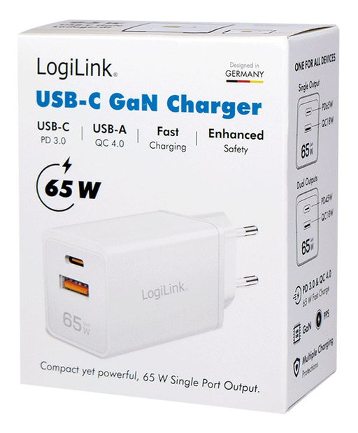 EAN 4052792078794 - LogiLink PA0371 cargador de dispositivo móvil Universal Blanco Corriente alterna Carga rápida Interior imagen 2