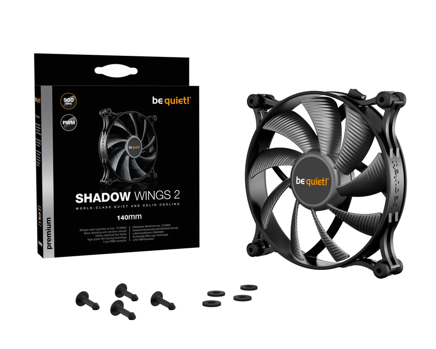 EAN 4260052186893 - be quiet! Shadow Wings 2 140mm PWM Carcasa del ordenador Ventilador 14 cm Negro imagen 5