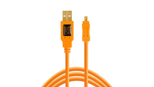 EAN 0818307013544 - Tether Tools CU8015-ORG cable USB USB 2.0 4,6 m USB A Mini-USB B Naranja imagen 1