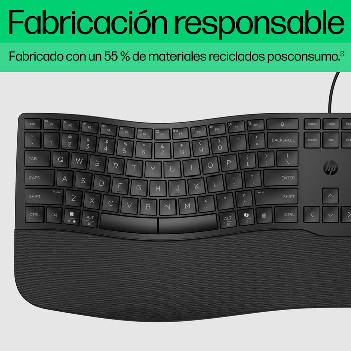 EAN 197498232430 - HP 480 Comfort Wired Keyboard teclado Hogar USB Negro imagen 7
