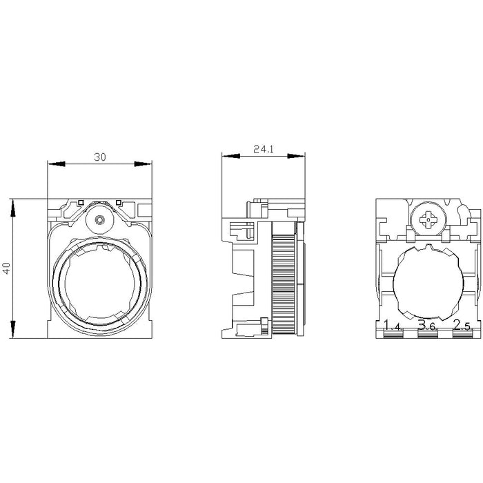 EAN 4011209947726 - Siemens 3SU15000AA100AA0 Soporte imagen 4