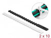 EAN 4043619190027 - DeLOCK 19002 presilla Brida reutilizable Elastómero termoplástico (TPE) Negro, Blanco 20 pieza(s) imagen 2