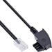 EAN 4043718187560 - InLine 18555 cable telefónico 0,5 m Negro imagen 1