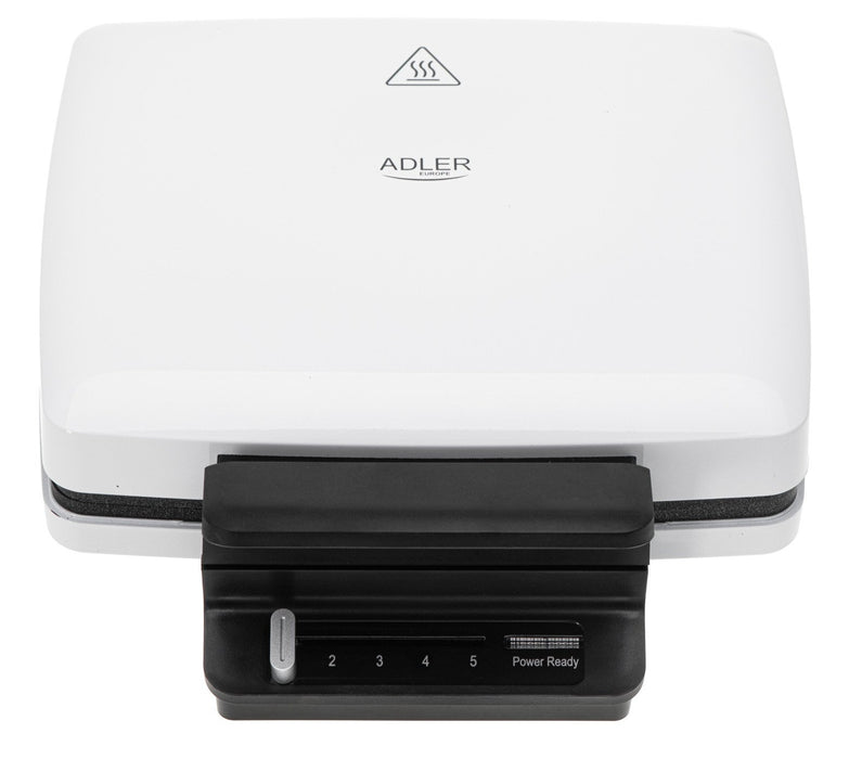 EAN 5905575906410 - Adler AD 3085 gofrera 2 barquillo(s) 1800 W Negro, Blanco imagen 5