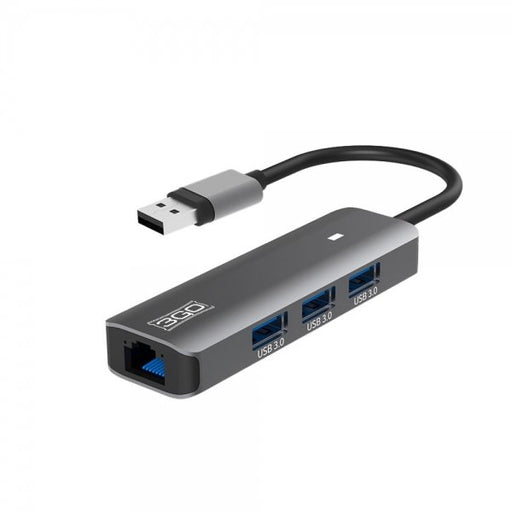 EAN 8436531550493 - 3GO HUB37PETH2 base para portátil y replicador de puertos Alámbrico USB 3.2 Gen 1 (3.1 Gen 1) Type-A Gris imagen 2