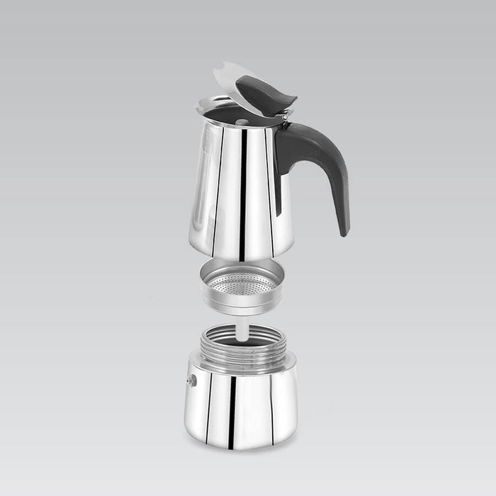 EAN 4820096551684 - Maestro MR-1660 Cafetera italiana 0,3 L Negro, Acero inoxidable imagen 3