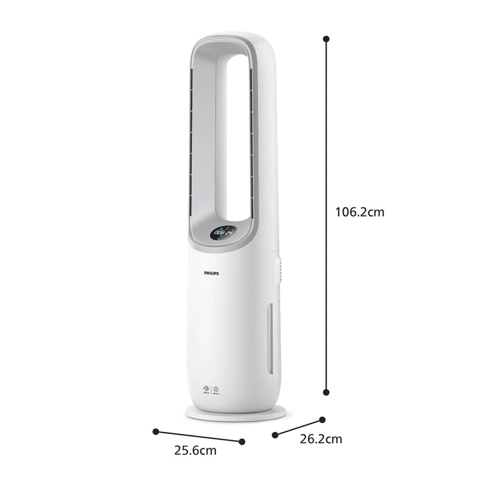 EAN 8720389019395 - Philips AMF765/10 purificador de aire 70 m² 47 dB 40 W Blanco, Gris imagen 2