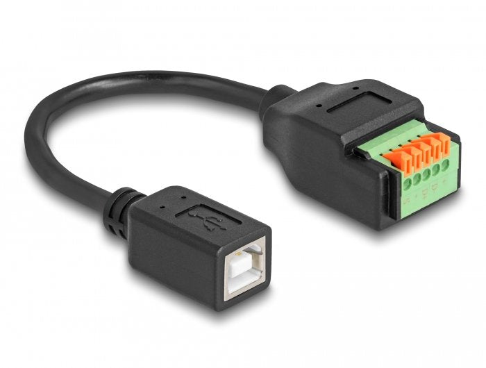 EAN 4043619662500 - DeLOCK 66250 cambiador de género para cable USB 2.0 Type-B 5 pin terminal block Negro imagen 2