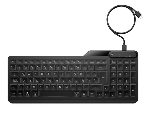 EAN 197192768860 - HP 405 Backlit Wired Keyboard teclado Oficina USB Negro imagen 1