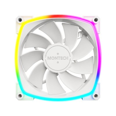 EAN 4710562747331 - Montech RX120 PWM Carcasa del ordenador Ventilador 12 cm Blanco 3 pieza(s) imagen 1