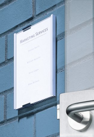 EAN 4005546400051 - Durable Info Sign Acrílico, Aluminio Plata imagen 3