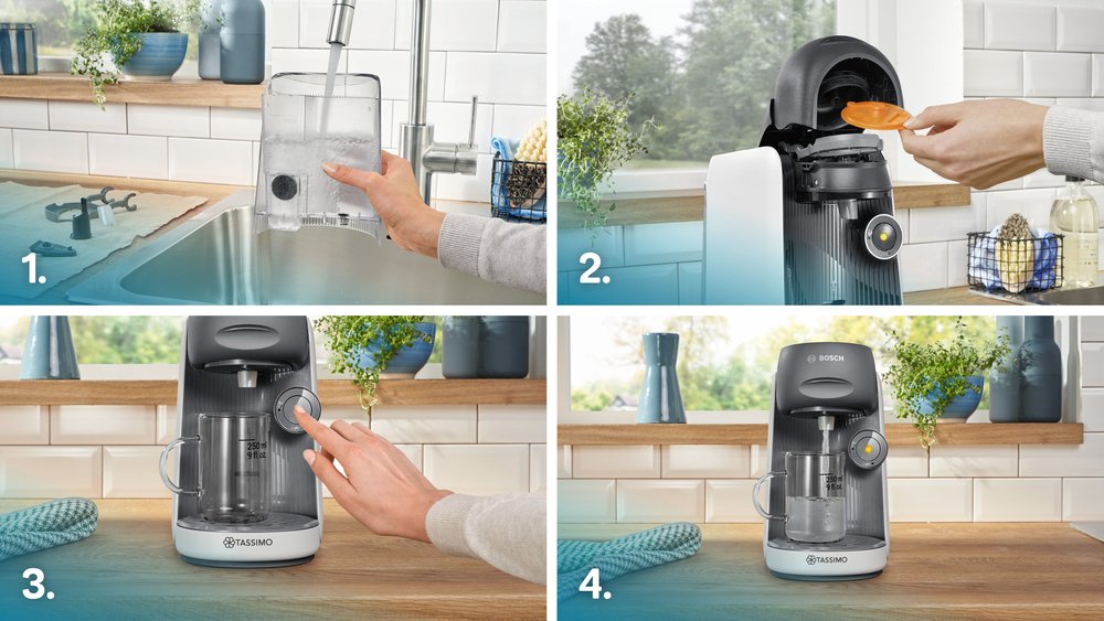 EAN 4242005308804 - Bosch TAS16B4 cafetera eléctrica Totalmente automática Macchina per caffè a capsule 0,7 L imagen 6