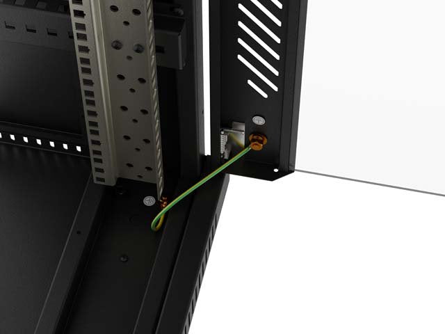 EAN 5901969447897 - Lanberg FF01-6824-12BL armario rack 24U Rack o bastidor independiente Negro imagen 11