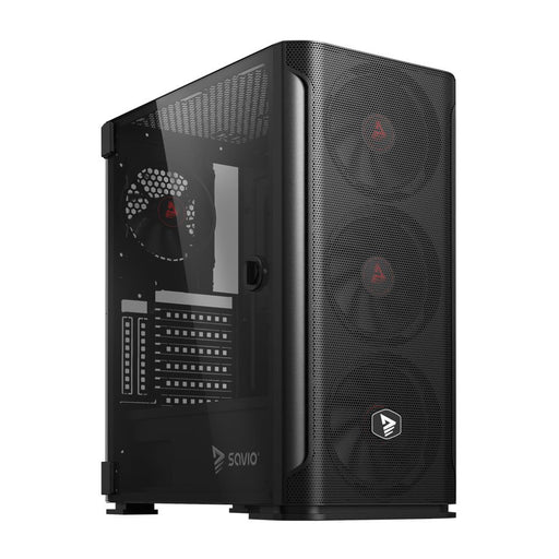 EAN 5901986048305 - Savio SHADOW X2 carcasa de ordenador Midi Tower Negro imagen 1
