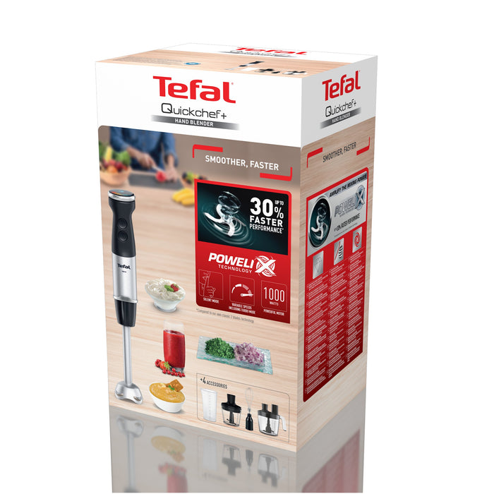 EAN 3016667291788 - Tefal Quickchef+ HB67G830 licuadora 0,8 L Batidora de inmersión 1000 W Negro, Acero inoxidable imagen 13