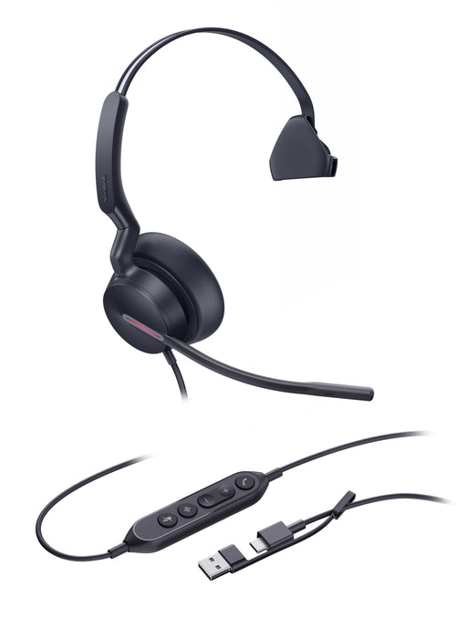 EAN 6938818324589 - Yealink UH46 Mono USB-C/A Headset Auriculares Alámbrico Diadema Oficina/Centro de llamadas USB Type-C / U imagen 1