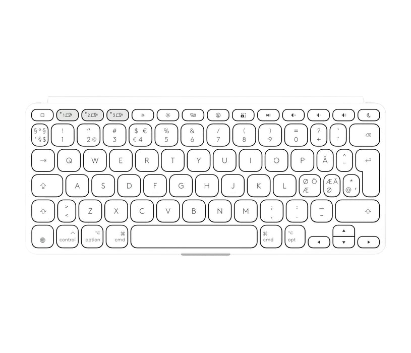 EAN 5099206125940 - Logitech 920-013015 teclado para móvil QWERTY Nórdico Bluetooth Blanco imagen 3