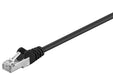 EAN 4040849686542 - Goobay 68654 cable de red Negro 0,5 m Cat5e F/UTP (FTP) Alrededor imagen 1