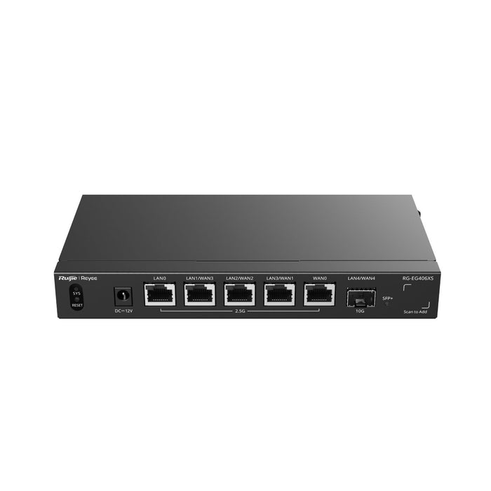 EAN 6976915005123 - Ruijie Networks RG-EG406XS router 2.5 Gigabit Ethernet, 10 Gigabit Ethernet Negro imagen 1