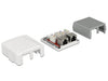 EAN 4043619861972 - DeLOCK 86197 toma de corriente 2 x RJ-45 Blanco imagen 4