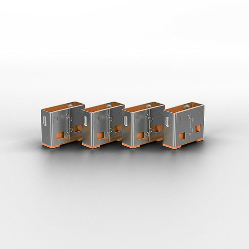 EAN 4002888404532 - Lindy 40453 bloqueador de puerto Bloqueador de puerto + clave USB tipo A Naranja Acrilonitrilo butadieno  imagen 2
