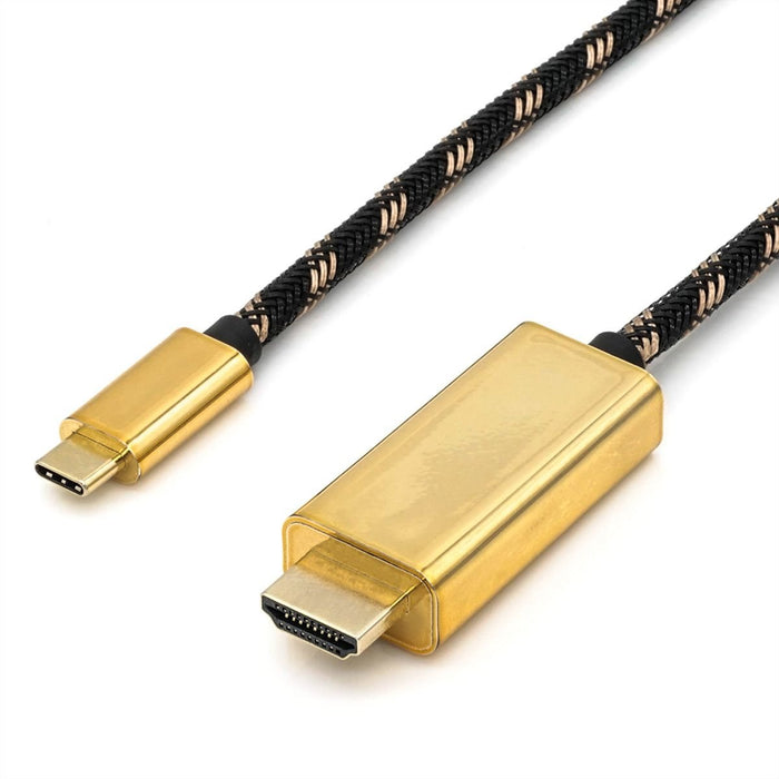 EAN 7630049613133 - ROLINE 11.04.5847 Adaptador gráfico USB 3840 x 2160 Pixeles Negro, Oro imagen 1