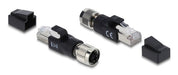 EAN 4043619908349 - DeLOCK 90834 cambiador de género para cable M12 8-pin RJ-45 Negro imagen 2